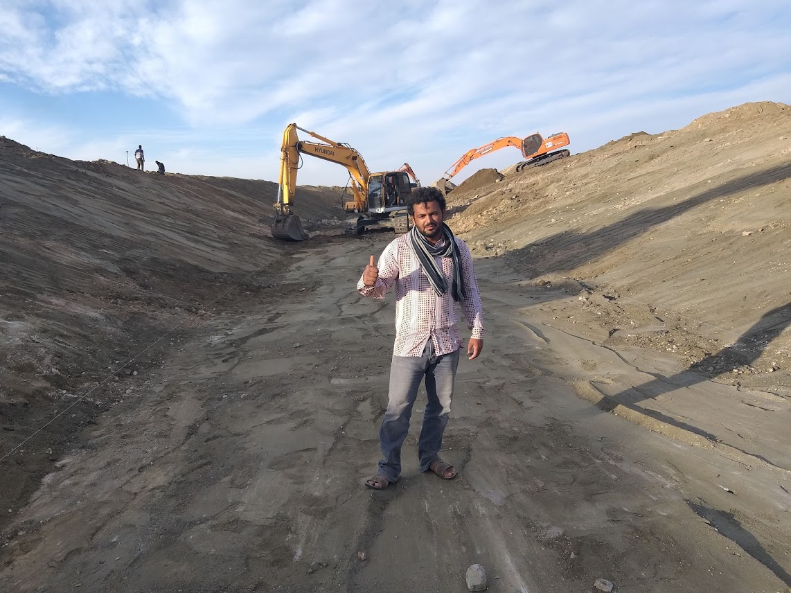 أعمال القطع والردم مشروع الطايف