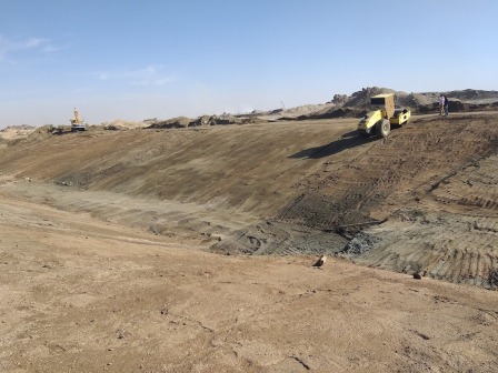 أعمال القطع والردم مشروع الطايف