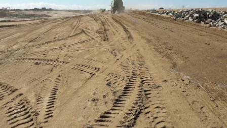 أعمال القطع والردم مشروع الطايف