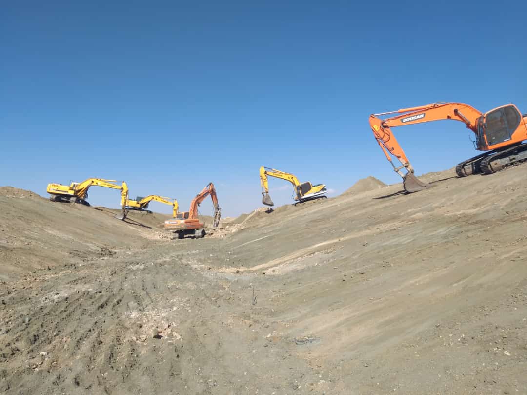  أعمال القطع والردم مشروع الطايف