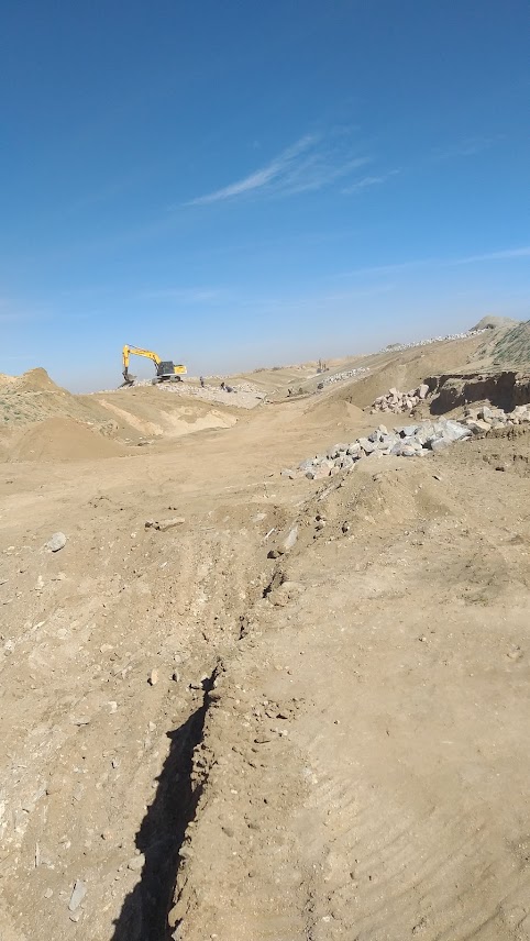 أعمال القطع والردم مشروع الطايف