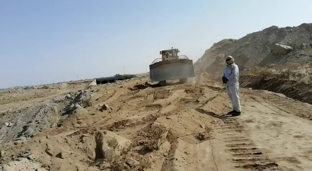 أعمال القطع والردم مشروع الطايف